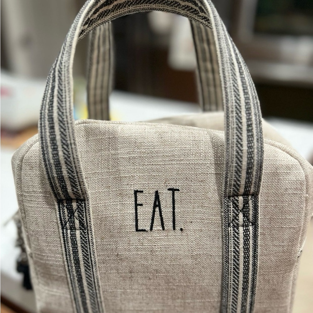 Rae Dunn Tan Lunch Bag
